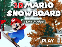 3D Mario Snowboard